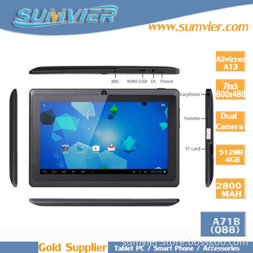 7 Inch Allwinner A13 Android Tablet PC (A71B)